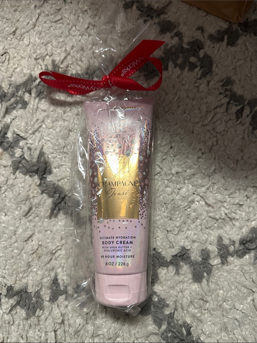 Bath & Body Works Champagne Toast Ultimate Hydration Body Cream - Pink & Gold